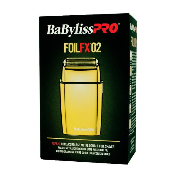 BABYLISS PRO SHAVER FOIL FX02 GOLD Melanin Queen Beauty Supply