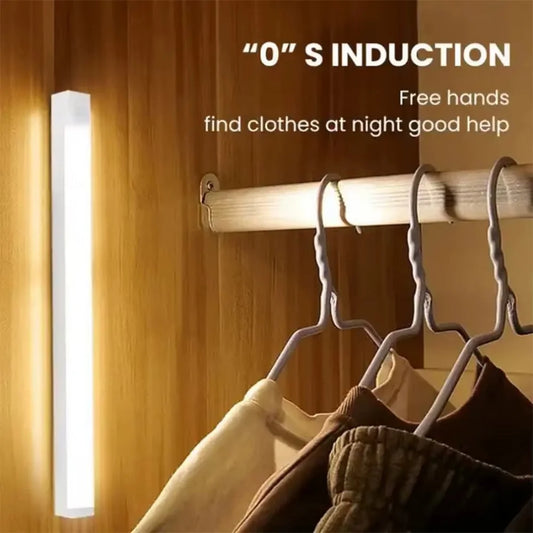 Rechargeable Motion Sensor Night Light Wireless LED Lamp For Kitchen Cabinet Wardrobe Stair Backlight Closet Lighting