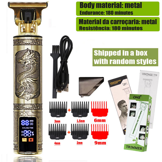 T9 Hair Clipper Repair Beard Shaving Body Hair Trimmer Clippers Electric Machine Men Haircut Machine 0mm Barber Shaver