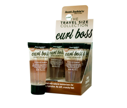 Aunt Jackie's Coconut Crème Recipes Curl Boss Coconut Curling Hair Gel for Natural Curls, Coils and Waves