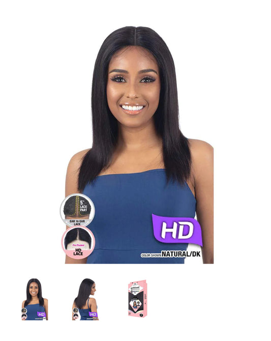 Shake-N-Go Girlfriend Human Hair Lace Front Wig - Straight 18”