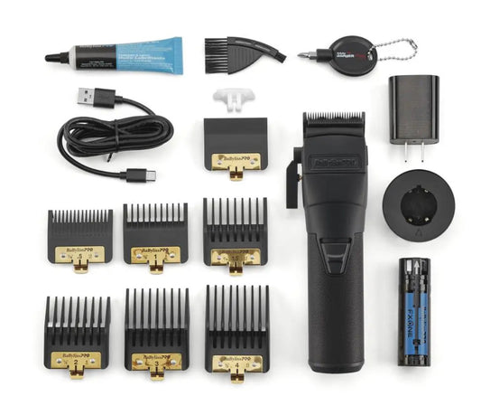BaBylissPRO FXONE BlackFX Adjustable Blade Cordless Clipper Battery System FX899MB
