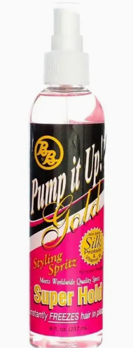 BB PUMP IT UP SPRITZ GOLD SUPER HOLD 8 OZ