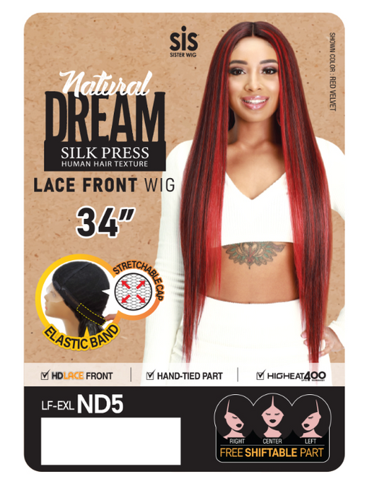 Zury Sis Nat Dream Synthetic HD Lace Front Wig - ND5