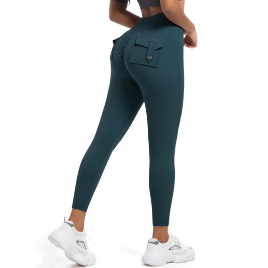 Yoga Leggings Women For Gym With Pocket leggins Yoga Pants Fitness Tights High Waist Fitness Legging Womens Clothing