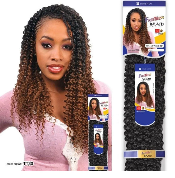 FreeTress Waterwave Wave Braid 22 in – Melanin Queen Beauty Supply