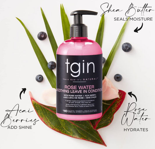 Tgin 3pk - Rose Water Leave In Conditioner, Defining Gel and Mousse