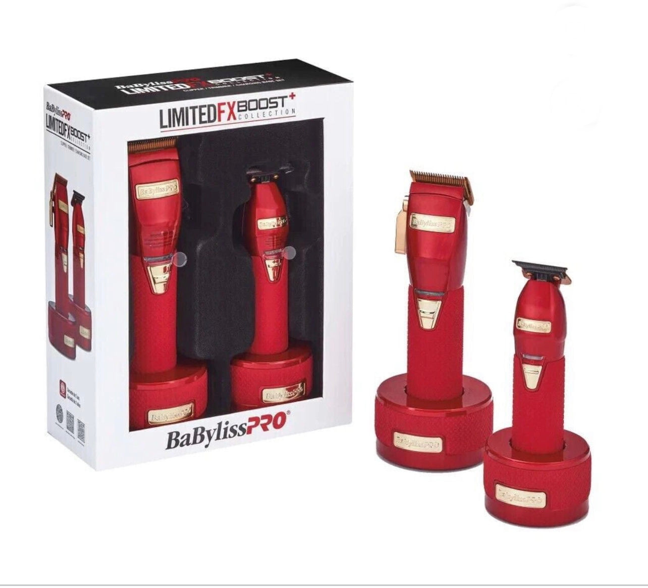BaBylissPRO LimitedFX Boost+ Collection Clipper & Trimmer w/ Base